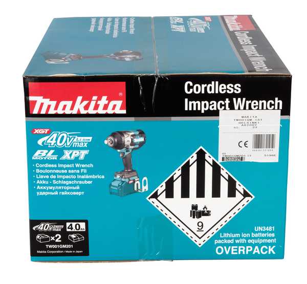 Makita TW001GM201 Akku-Schlagschrauber 40V<br>