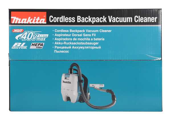 Makita VC008GZ Akku-Rucksackstaubsauger 40V<br>