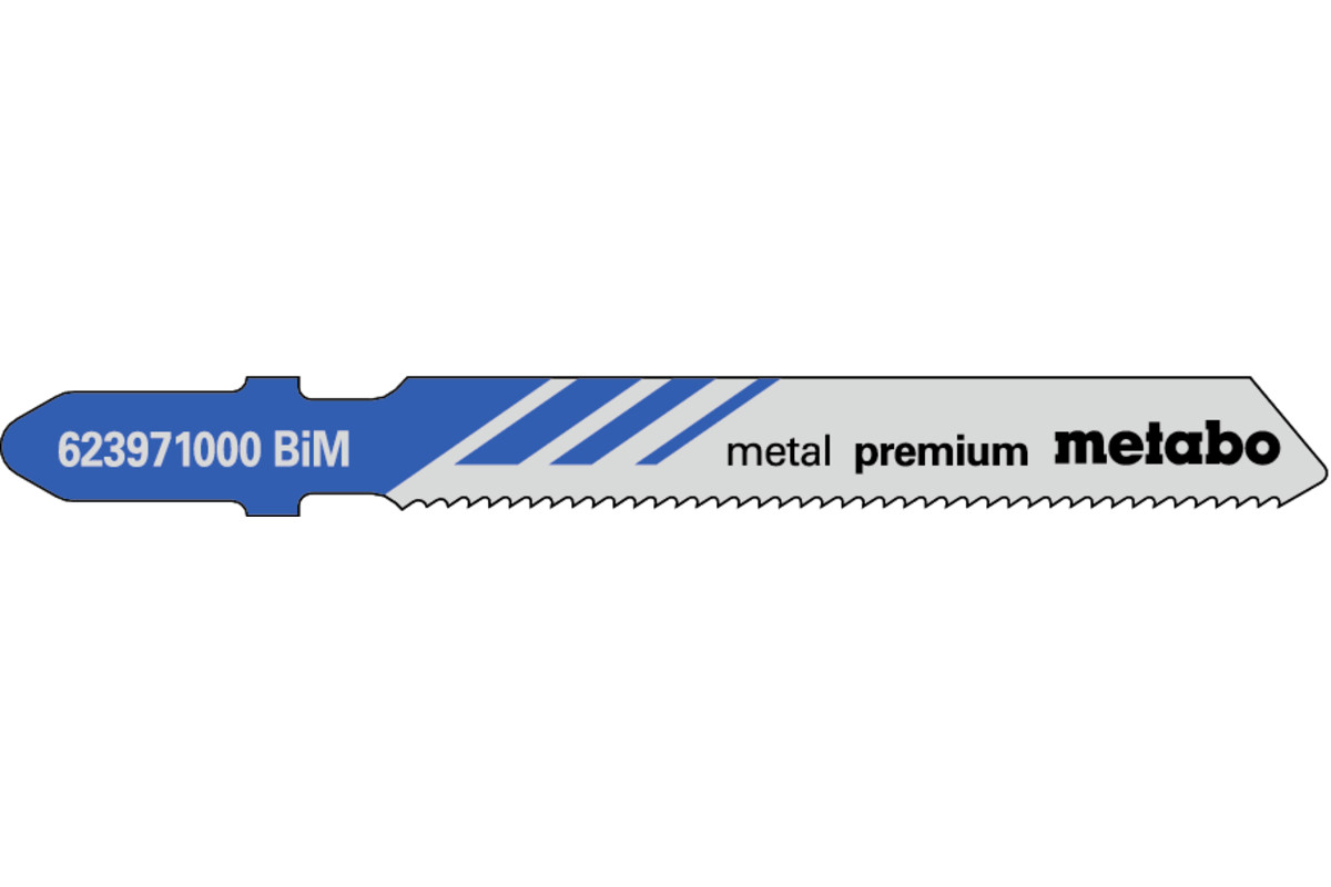 5 Stichsägeblätter "metal premium" 51/ 1,2 mm<br>