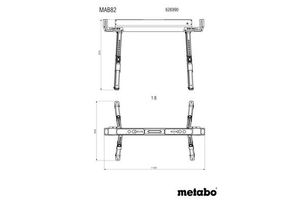 Metabo MAB Arbeitsbock-Set<br>