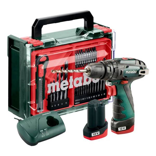Metabo PowerMaxx SB Basic Akku-Schlagbohrschrauber Mobile Werkstatt<br>