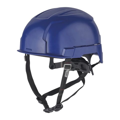 Milwaukee BOLT200 Industriekletterhelm unbelüftet, Farbe Blau<br>