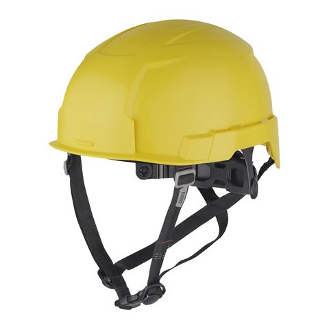 Milwaukee BOLT200 Industriekletterhelm unbelüftet, Farbe Gelb<br>