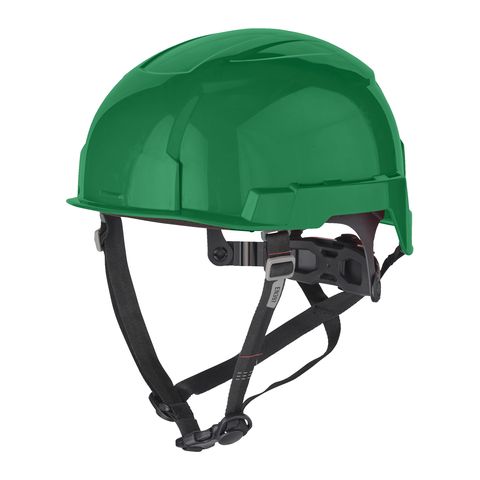 Milwaukee BOLT200 Industriekletterhelm unbelüftet, Farbe Grün<br>