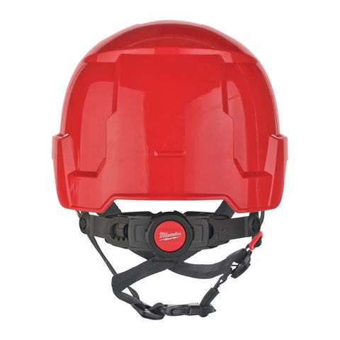 Milwaukee BOLT200 Industriekletterhelm unbelüftet, Farbe Rot<br>