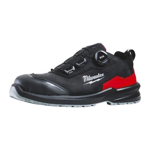 Milwaukee FLEXTRED S3S Halbschuh BOA Leder, Grösse 36, schwarz<br>