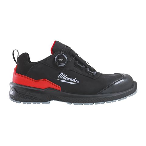 Milwaukee FLEXTRED S3S Halbschuh BOA Leder, Grösse 36, schwarz<br>