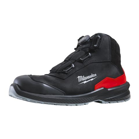 Milwaukee FLEXTRED S3S Stiefel BOA Leder, Grösse 36, schwarz<br>