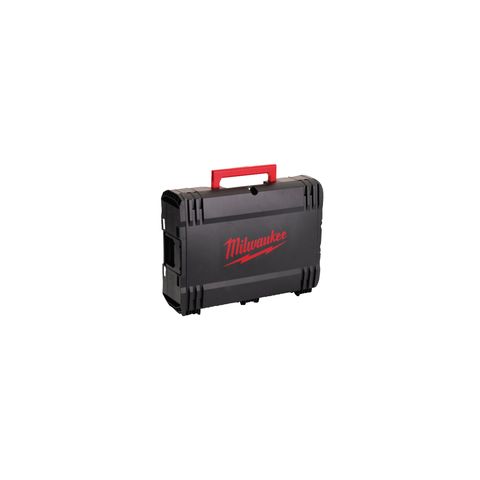 Milwaukee HD Box Grösse 1. Lieferung inkl. Schnellverschlüssen und Schaumstoffeinlage. Grösse 1 (L x W x H) 475 x 358 x 132 mm.<br>