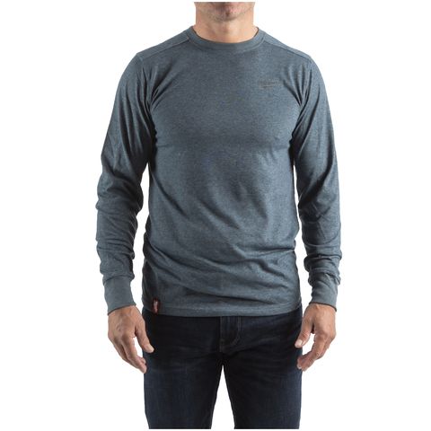 Milwaukee HTLSBLU Hybridhirt lang, Grösse XXL, blau<br>