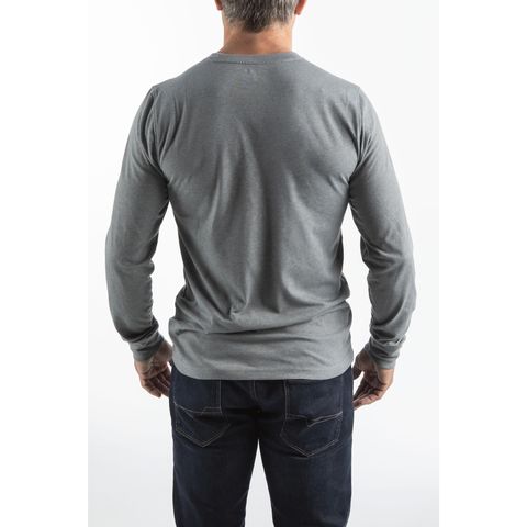 Milwaukee HTLSGR Hybrid-Shirt lang, Grösse L, grau<br>