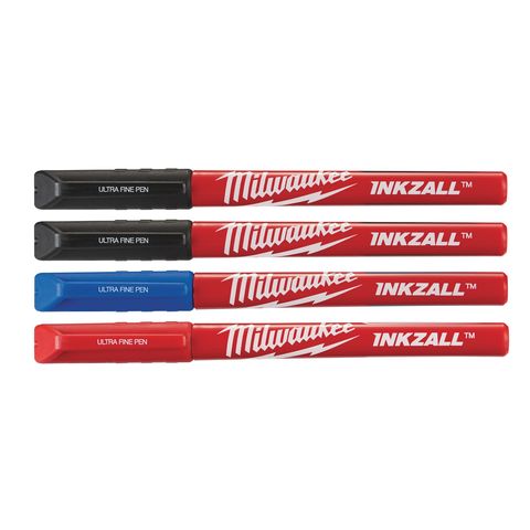 Milwaukee INKZALL Fineliner bunt 4 Stück<br>