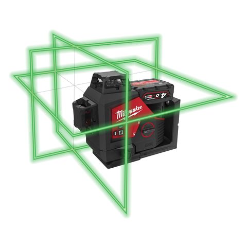 Milwaukee M123PL-0C Kreuzlinienlaser<br>