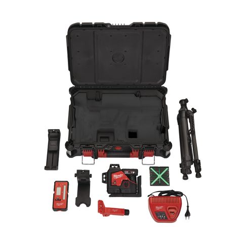 Milwaukee M123PLKIT-401P Kreuzlinienlaser<br>