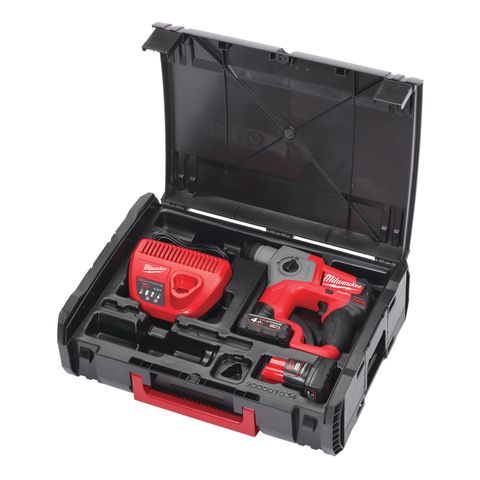 Milwaukee M12CH-402X Akku-Bohrhammer<br>