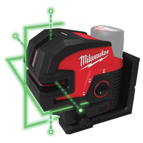 Milwaukee M12CLL4P-0C Kreuzlinienlaser<br>