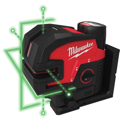 Milwaukee M12CLL4P-301C Kreuzlinienlaser<br>