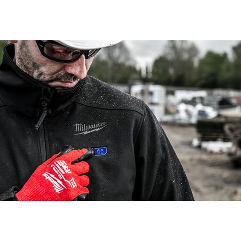 Milwaukee M12HJBL5-0 Heizbare Jacke, schwarz, Grösse L<br>