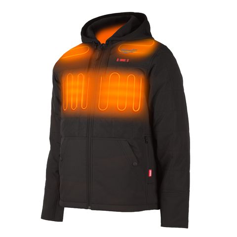 Milwaukee M12HPJBL2-0 Thermo-Steppjacke, schwarz, Grösse L<br>