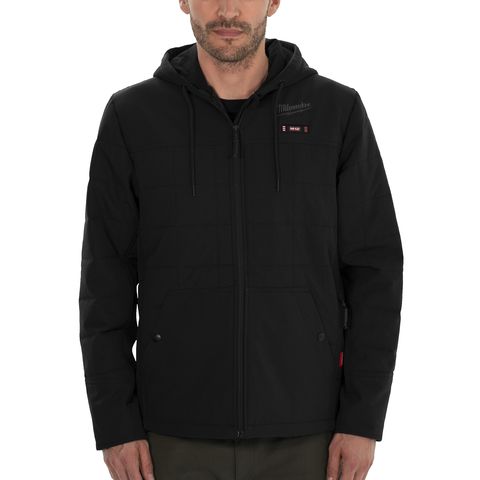 Milwaukee M12HPJBL2-0 Thermo-Steppjacke, schwarz, Grösse M<br>