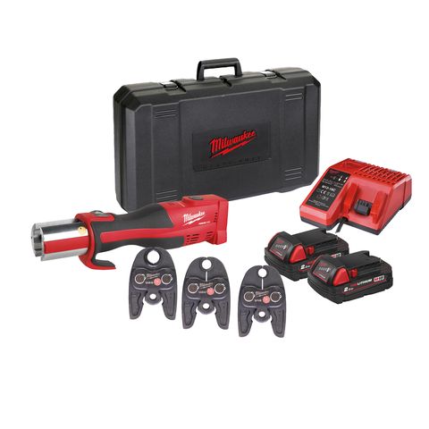 Milwaukee M18BLHPT-202C U-Set Akku-Presswerkzeug<br>