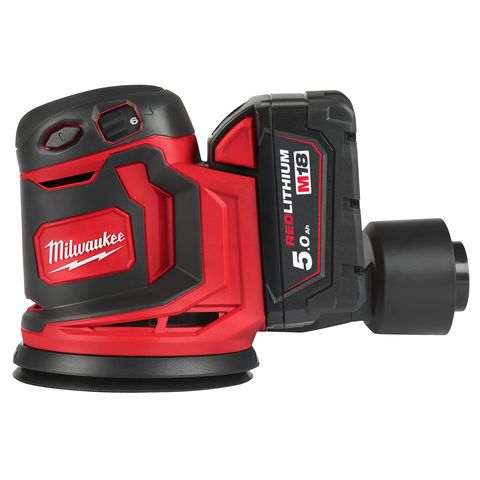 Milwaukee M18BOS125-502B Akku-Exzenterschleifer<br>