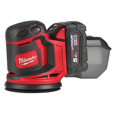 Milwaukee M18BOS125-502B Akku-Exzenterschleifer<br>