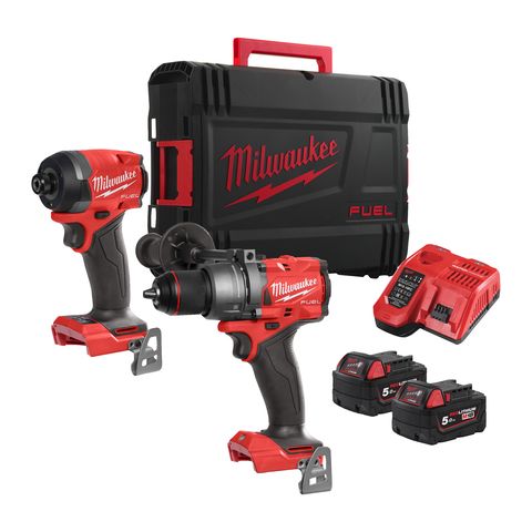 Milwaukee M18FPP2A3-502X Akku-Maschinenset<br>