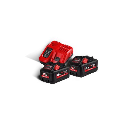 Milwaukee M18HNRG-802 Akku-Starterset 8.0 Ah<br>