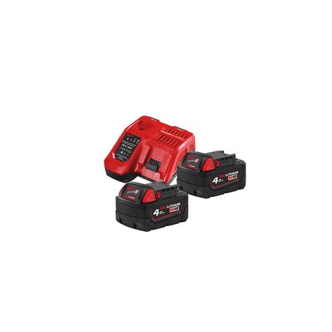 Milwaukee M18NRG-402 Akku-Starterset 4.0 Ah<br>