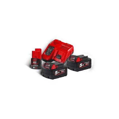 Milwaukee M18NRG-502 Akku-Starterset 5.0 Ah<br>