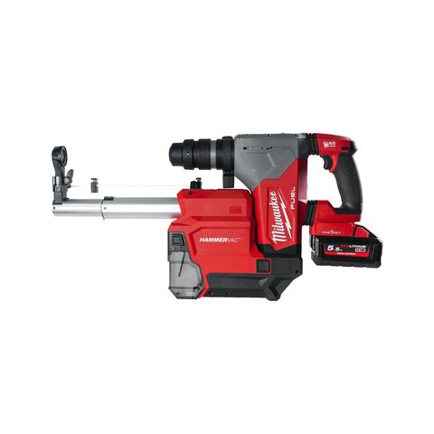 Milwaukee M18ONEFHPXDEL-552C Akku-Kombihammer + Staubabsaugung<br>