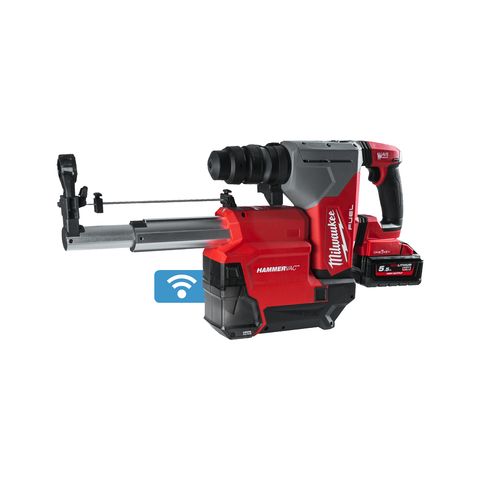 Milwaukee M18ONEFHPXDEL-552C Akku-Kombihammer + Staubabsaugung<br>