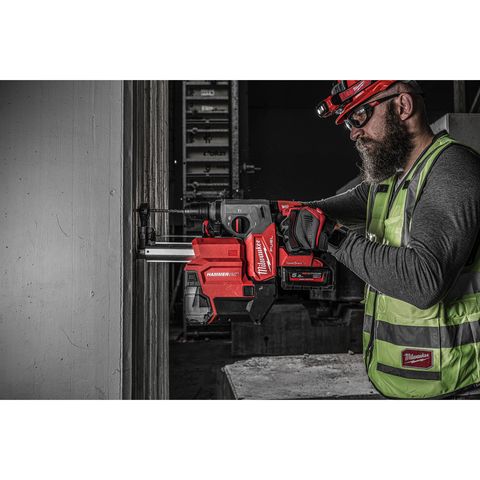 Milwaukee M18ONEFHXDEL-552C Akku-Kombihammer + Staubabsaugung<br>