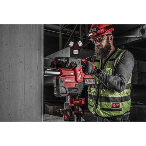 Milwaukee M18ONEFHXDEL-552C Akku-Kombihammer + Staubabsaugung<br>