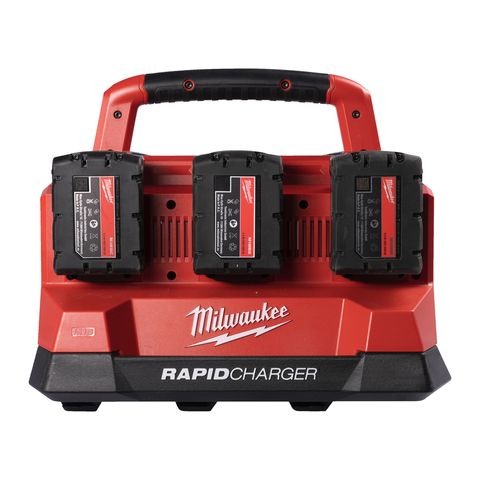 Milwaukee M18PC6 PACKOUT 6-fach Ladegerät<br>