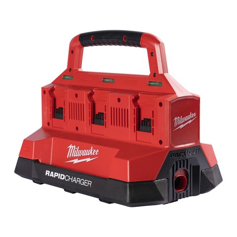 Milwaukee M18PC6 PACKOUT 6-fach Ladegerät<br>