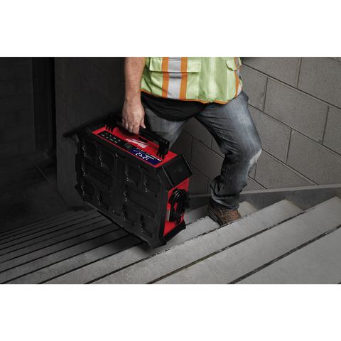 Milwaukee M18PRCDAB+-0 Netz-/Akku-Radio<br>