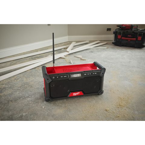 Milwaukee M18PRCDAB+-0 Netz-/Akku-Radio<br>