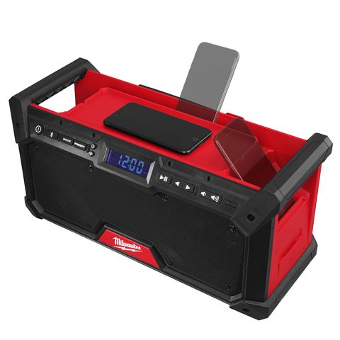 Milwaukee M18PRCDAB+-0 Netz-/Akku-Radio<br>