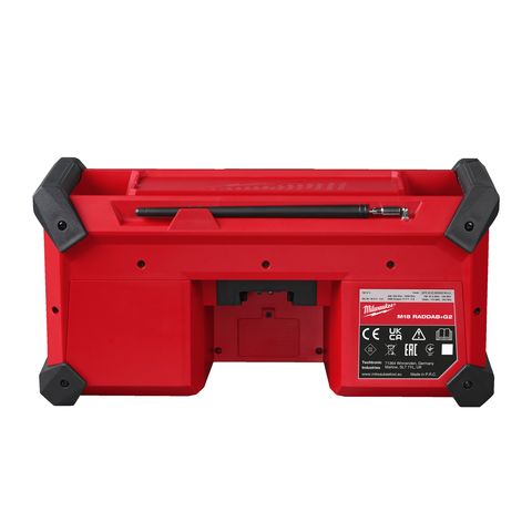 Milwaukee M18PRCDAB+-0 Netz-/Akku-Radio<br>