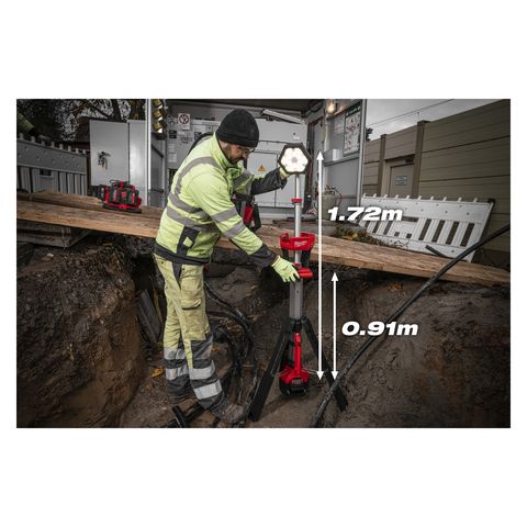 Milwaukee M18SAL2-502B Akku-Baustrahler<br>