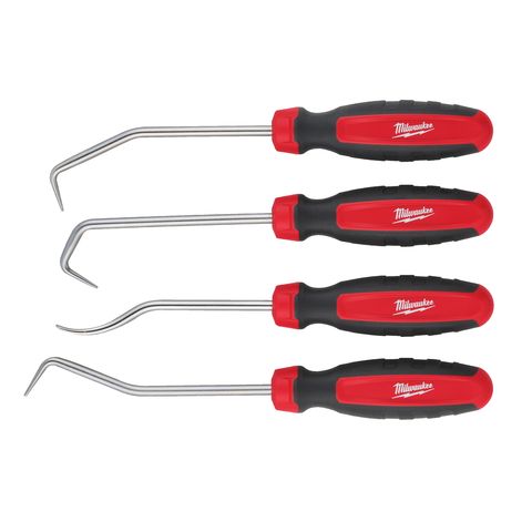 Milwaukee Montagehaken Set (4-teilig: flach, gebogen, 90°, 45°)<br>