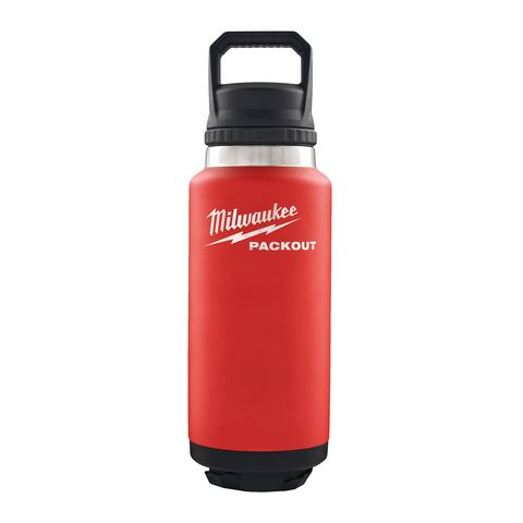 Milwaukee PACKOUT Isolierflasche 1065 ml mit Schraubdeckel, rot<br>