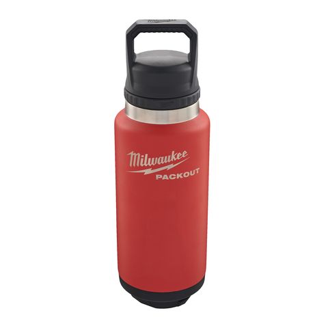 Milwaukee PACKOUT Isolierflasche 1065 ml mit Schraubdeckel, rot<br>