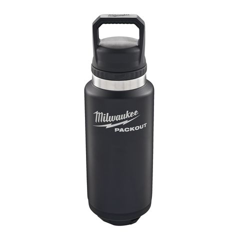 Milwaukee PACKOUT Isolierflasche 1065 ml mit Schraubdeckel, schwarz<br>