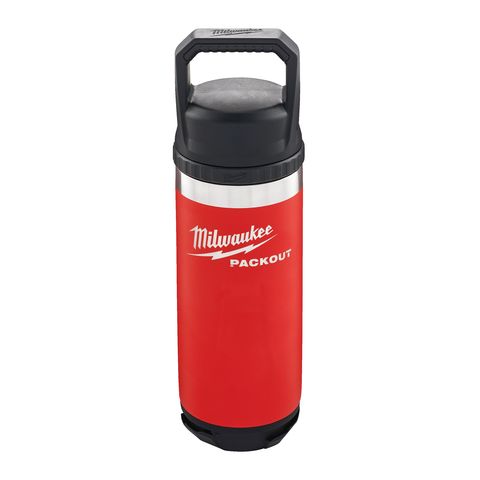 Milwaukee PACKOUT Isolierflasche 530 ml mit Schraubdeckel, rot<br>