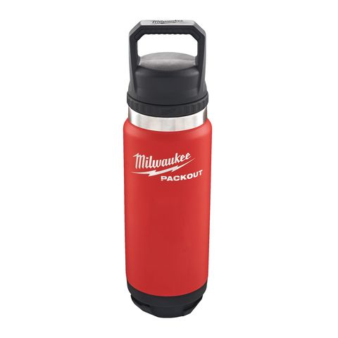 Milwaukee PACKOUT Isolierflasche 700 ml mit Schraubdeckel, rot<br>