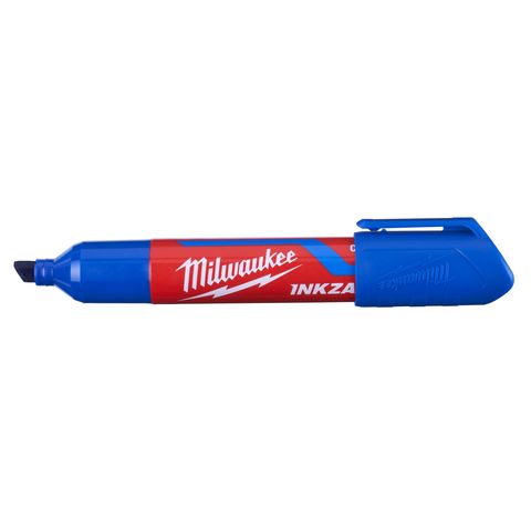 Milwaukee Permanentmarker INKZALL mit Keilspitze Grösse L blau<br>