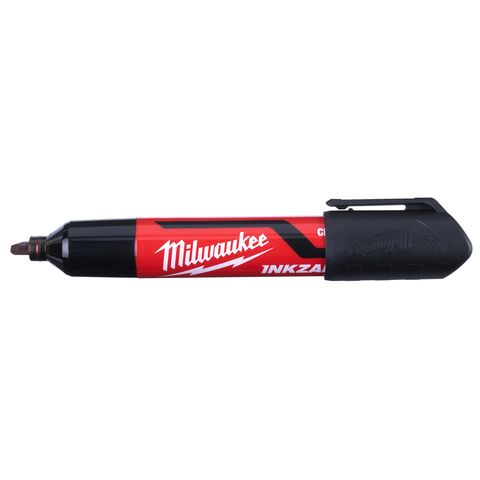 Milwaukee Permanentmarker INKZALL mit Keilspitze Grösse L schwarz 3 Stück<br>